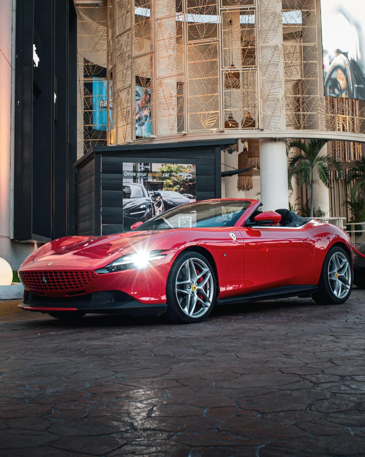 Ferrari Roma Spider rental in Tulum
