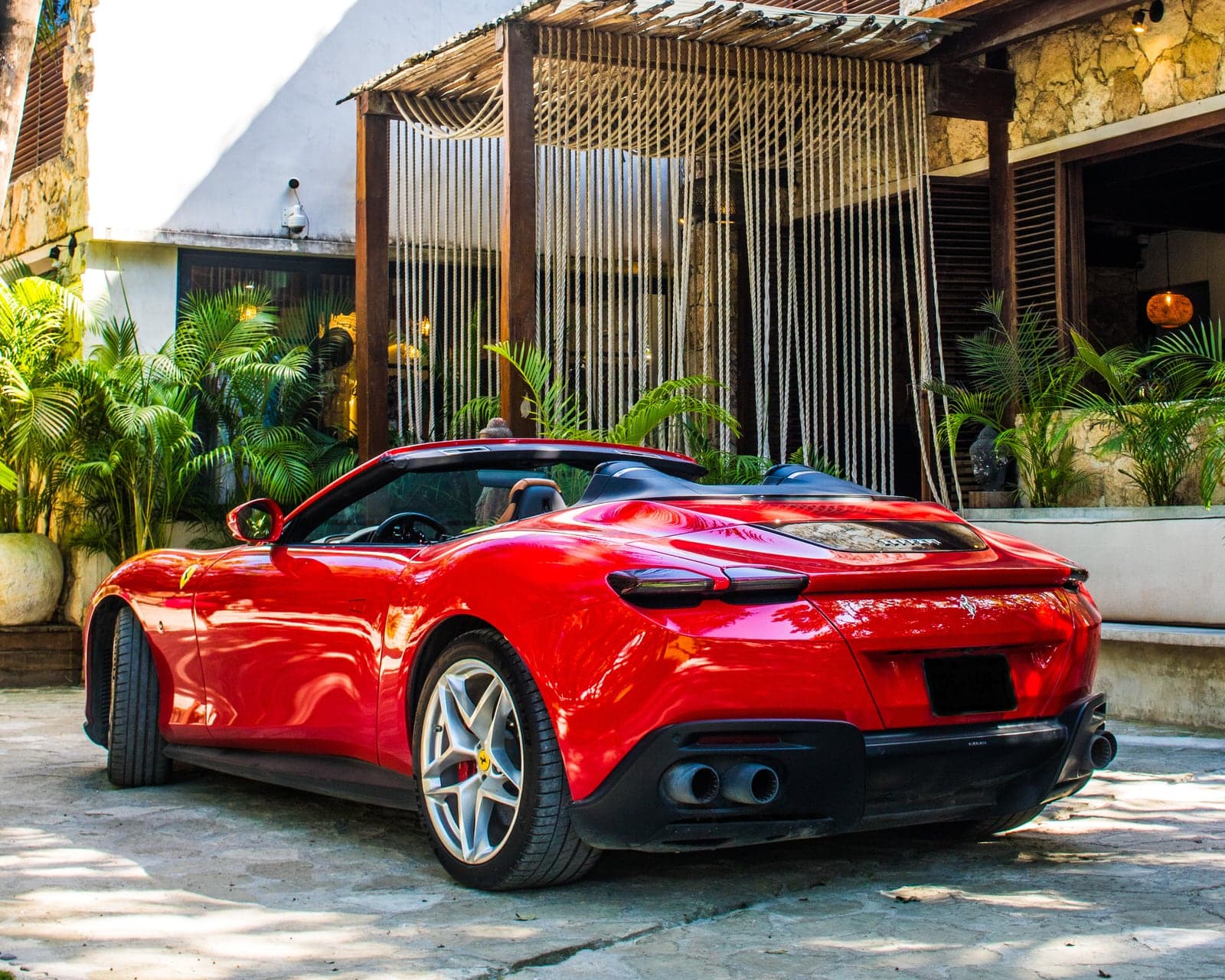 Ferrari Roma Spider rental photo 2 in Tulum