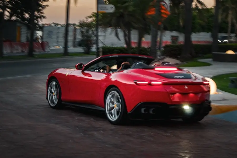 Ferrari Roma Spider rental photo 4 in Tulum