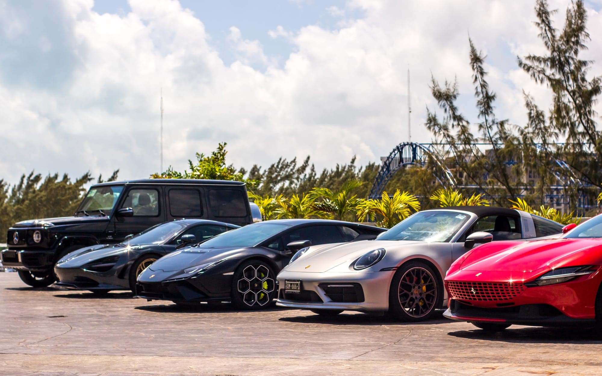 Luxury and exotic cars in Tulum vehicles available through Tulum Roam